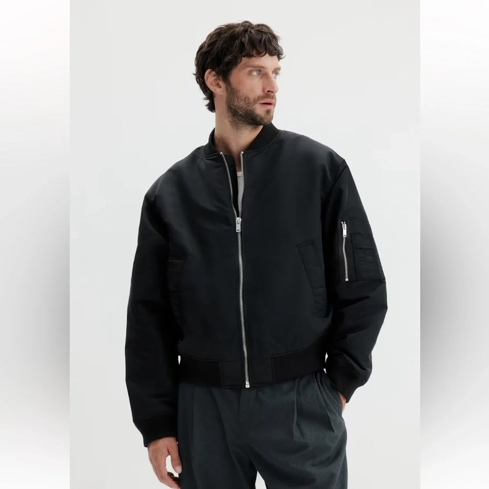 H&M Nylon Bomber Jacket